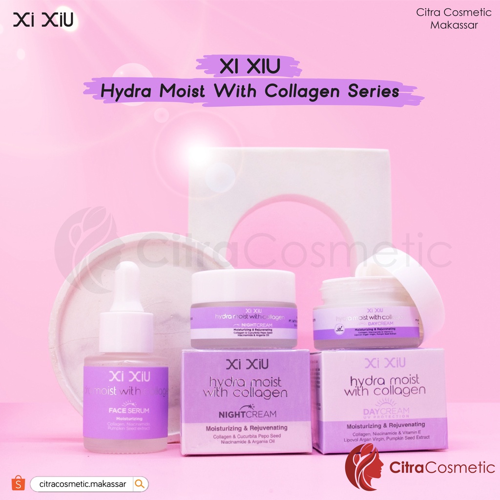 Xi Xiu Hydra Moist With Collagen Series | Serum | Day Cream | Night Cream