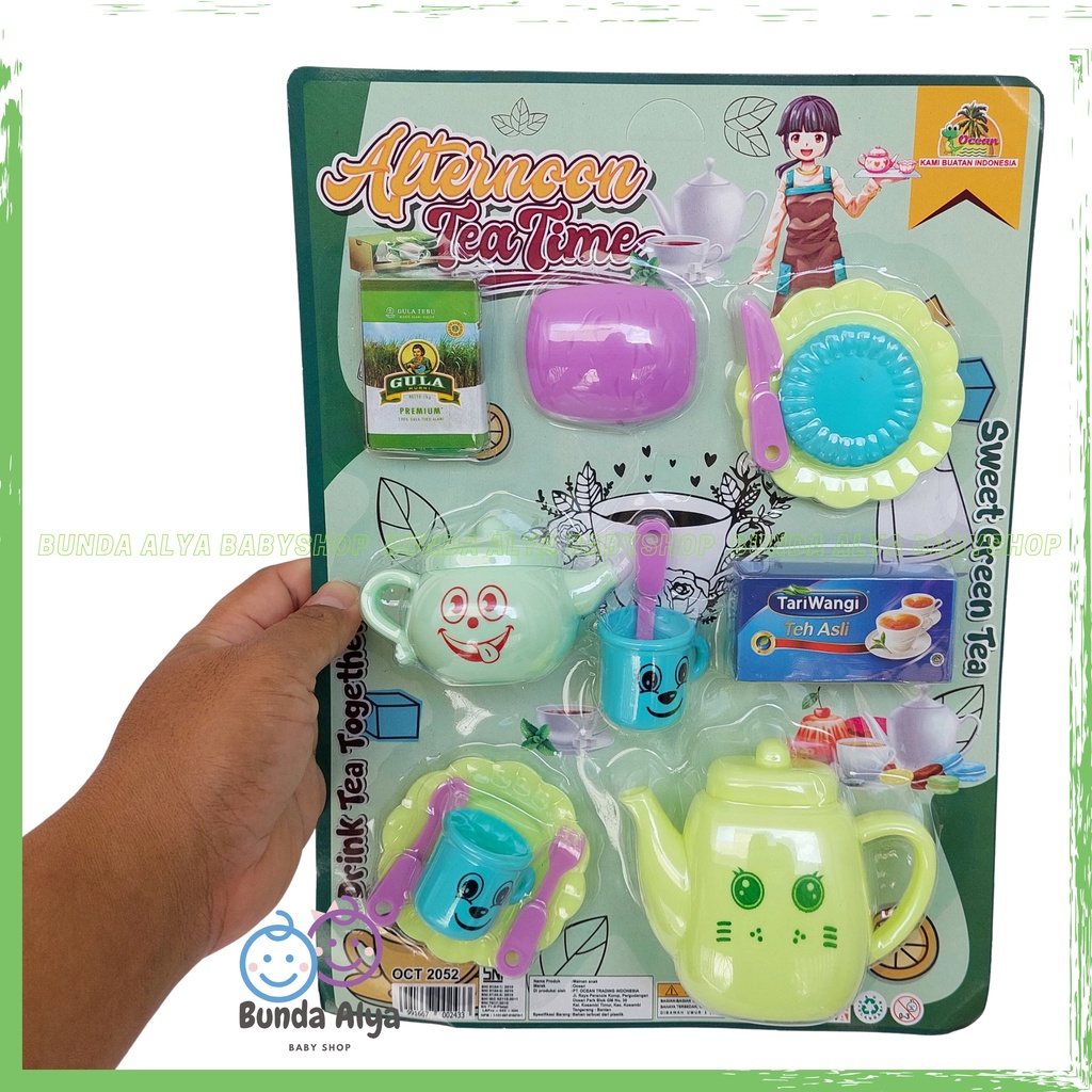 Promo Mainan Anak Mini Tea Set Teko Cangkir / Kitchen Set / Alat Dapur / Cooking Set - Mainan Masak Masakan Tea Set Play Mainan Anak Perempuan - Mainan Masak-Masakan Afternoon Tea Time - Mainan Miniatur Drink Tea