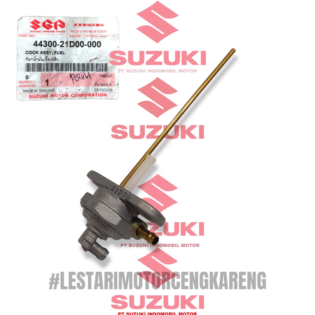 TUTUP KRAN BENSIN SATRIA 2T LUMBA HIU 5 6 SP ORIGINAL 44300-21D00-000