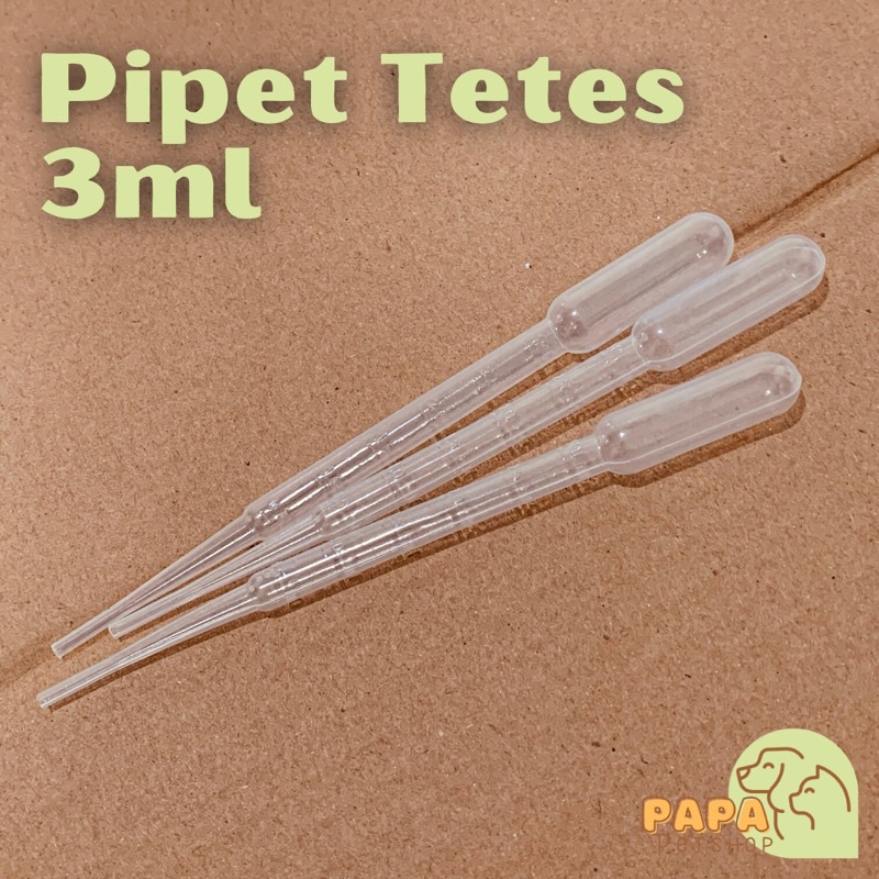 Pipet Tetes 3ml bahan plastik