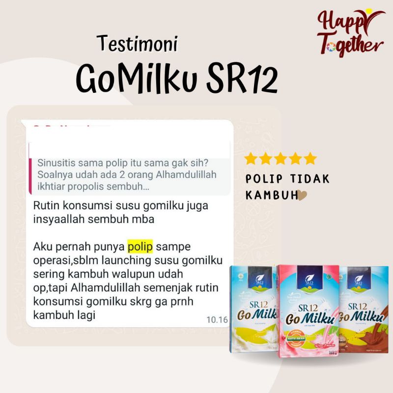 SUSU KAMBING ETAWA PREMIUM GOMILKU SR12 / SUSU GOMILKU SR12 / GO MILKU STRAWBERRY SR12 600GR / SUSU KAMBING ETAWA BUBUK HERBAL / SUSU PENGGEMUK BADAN / MELANCARKAN ASI / MENYEHATKAN LAMBUNG