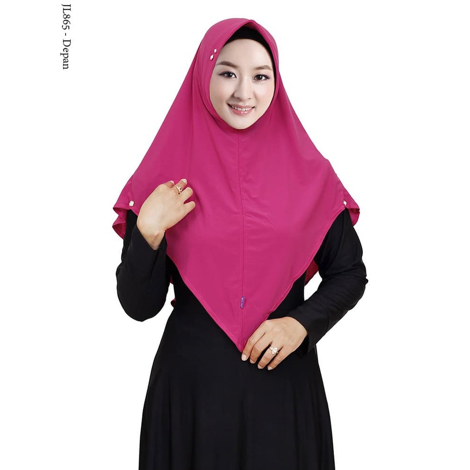 Jilbab / Hijab Instan Jersey Karet Rempel