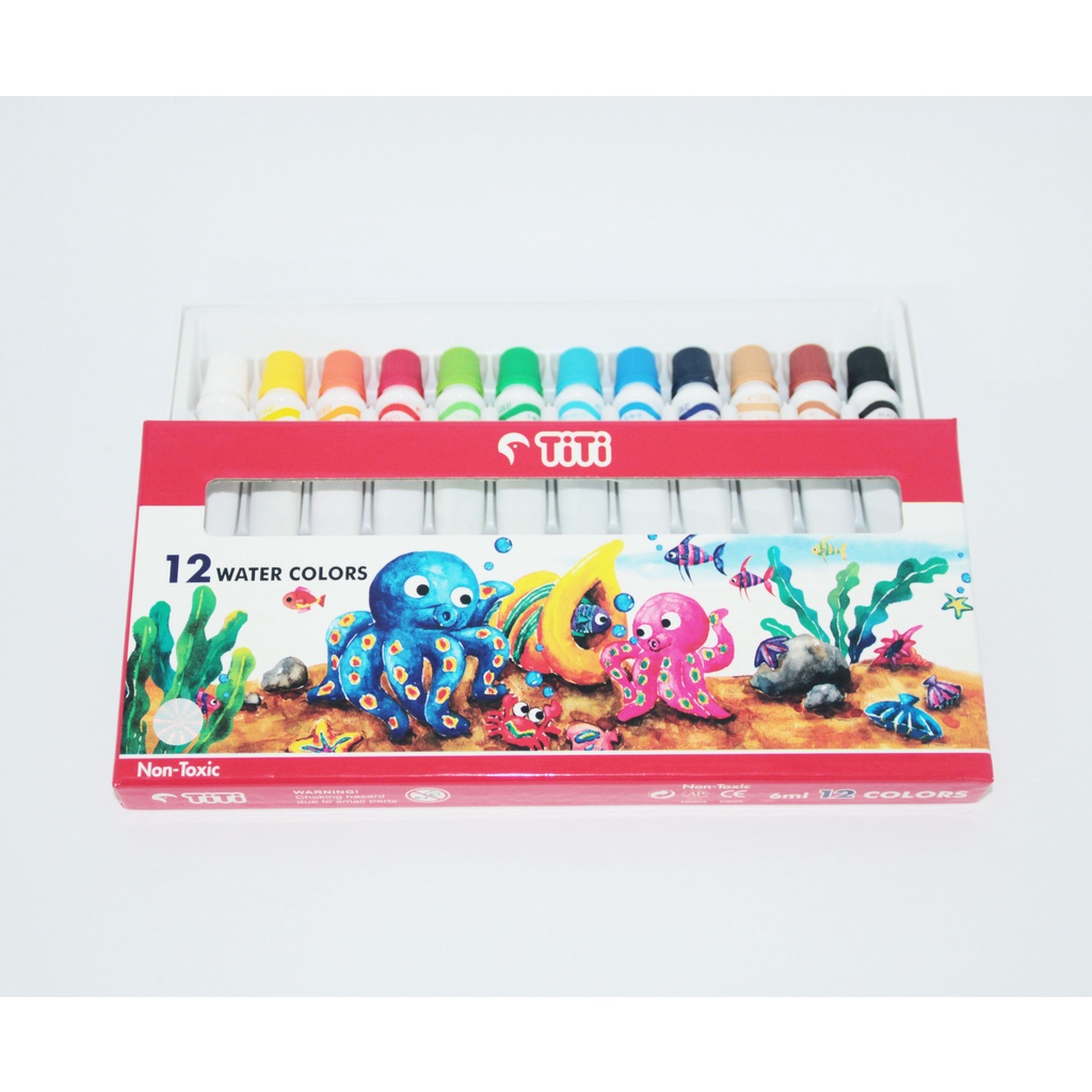 

Cat Air / Water Colour Titi Joyko Isi 12 Warna