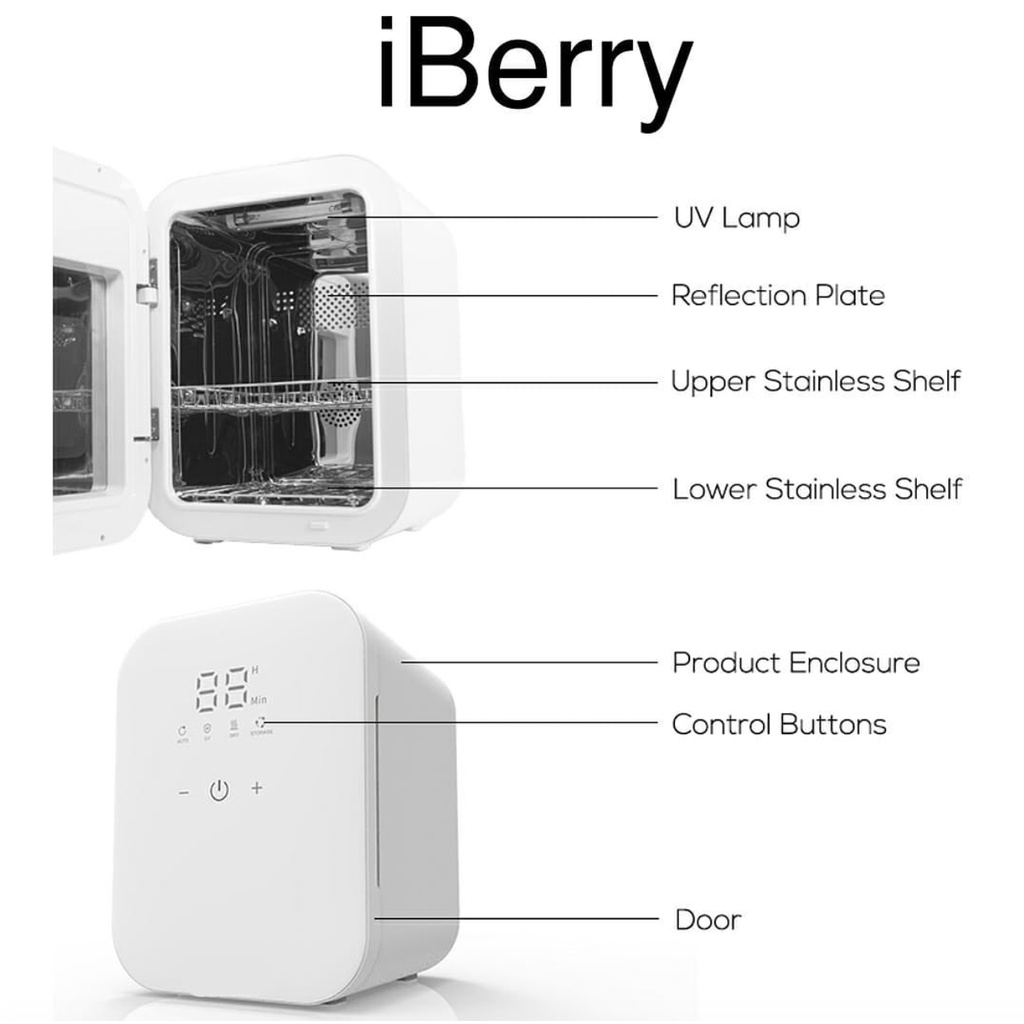 iBerry Smart UV Sterilizer &amp; Dryer LS-BE-705 - Steriliser Anak Bayi Baby Goods Electric Drying Pengering Pembersih