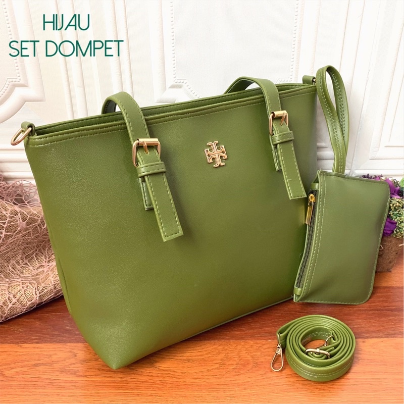 Tas Wanita Selempang Tote Tori Set Dompet Totebag #75111