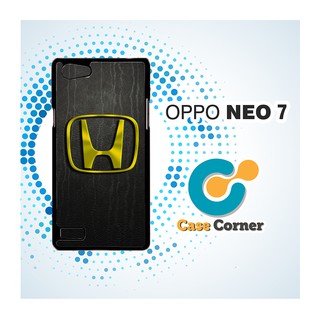 Jual Custom Casing HP Oppo Neo 7 honda golden logo black wallpaper Case