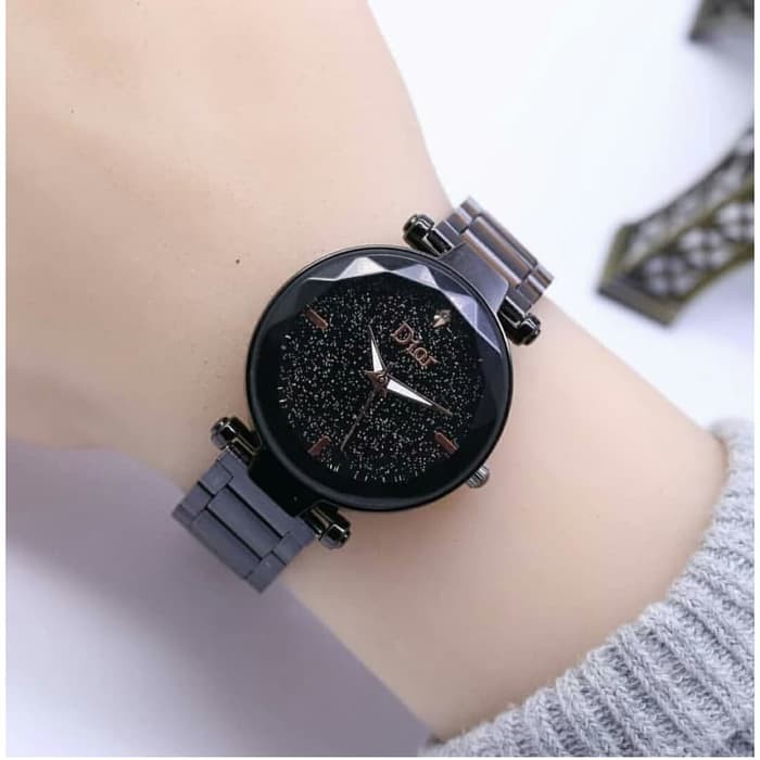 FygaleryMedan J154 Jam Tangan Rantai Wanita Jam Cewek Analog Stainless Murah-2