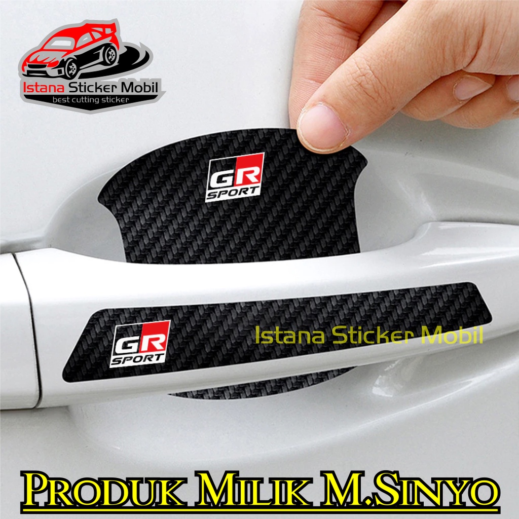 Jual Stiker Gr Sticker Gr Sport Carbon D Anti Gores Mangkok Handle