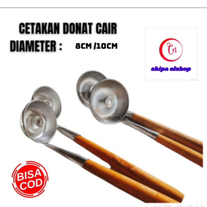 CETAKAN DONAT CAIR ANTI LENGKET
