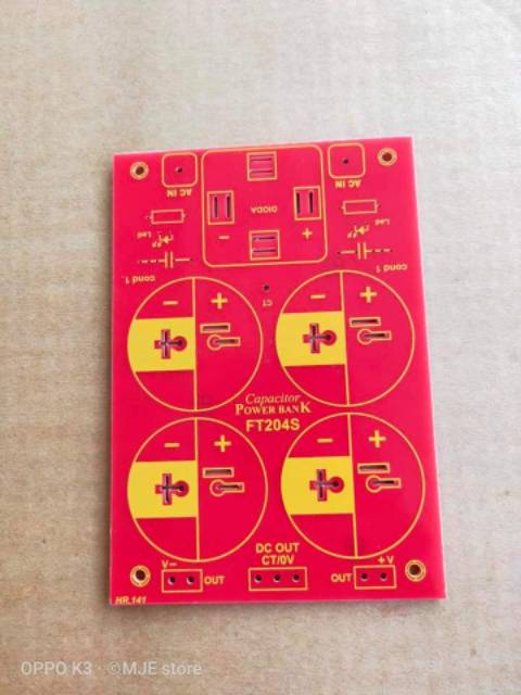 PCB POWER SUPLAI 4 ELCO