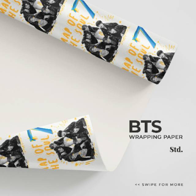 [M7] BTS Wrapping Paper/Book Cover map of the soul 7 kpop kertas kado