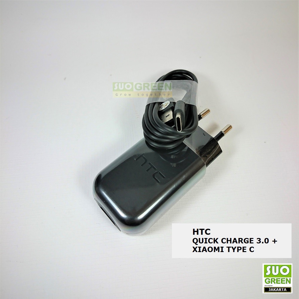 [DIJAMIN ORI] Fast Charging Charger HTC U11 U11 Plus QC3.0