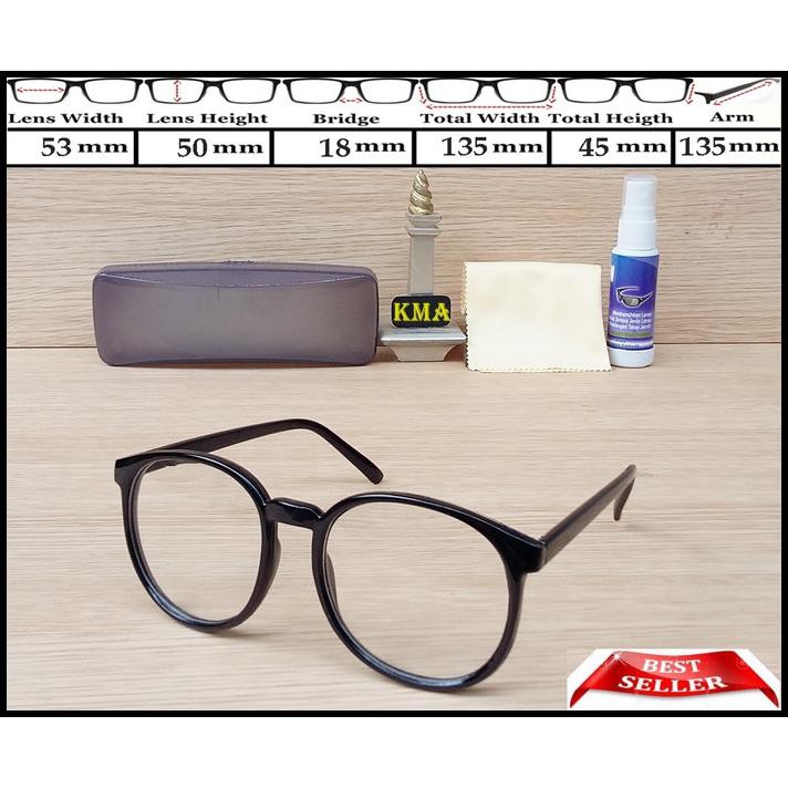 Kacamata Minus / Frame Bulat /Kacamata Boboho / Kacamata Bulat