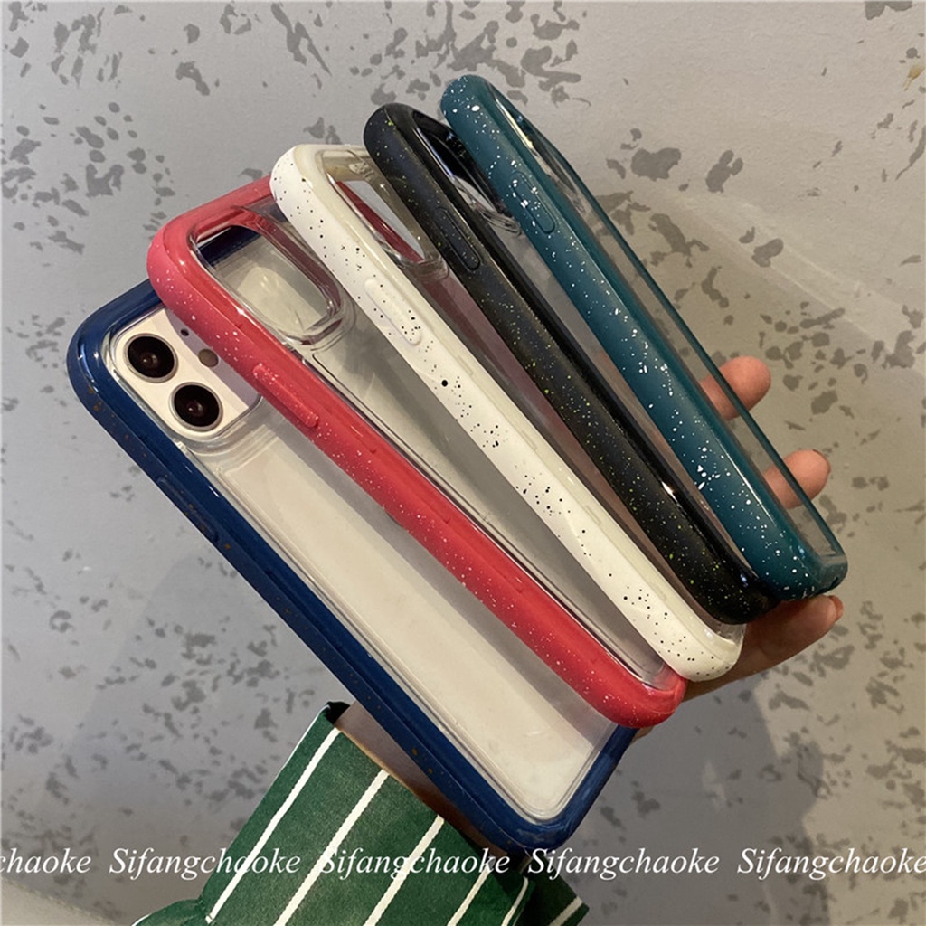 Hard Case Transparan Bumper Karet Tahan Jatuh Untuk Iphone 11 Pro Max 13 Pro Max 12 Pro Max 6s Plus 7 8 Plus Xr Xs Max