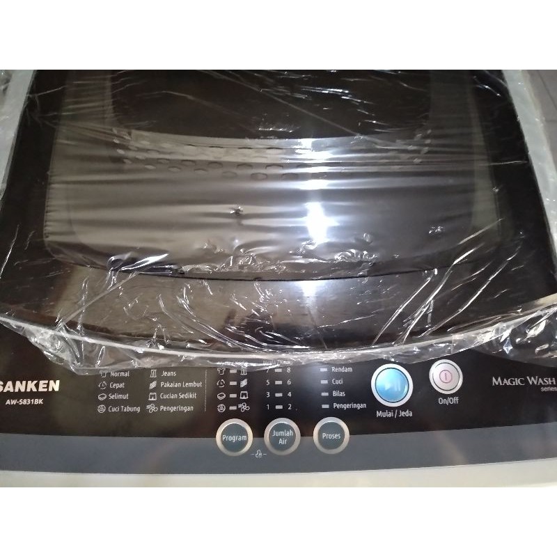 Mesin cuci Sanken 78kg aws231 automatic 1tabung khusus kota cirebon