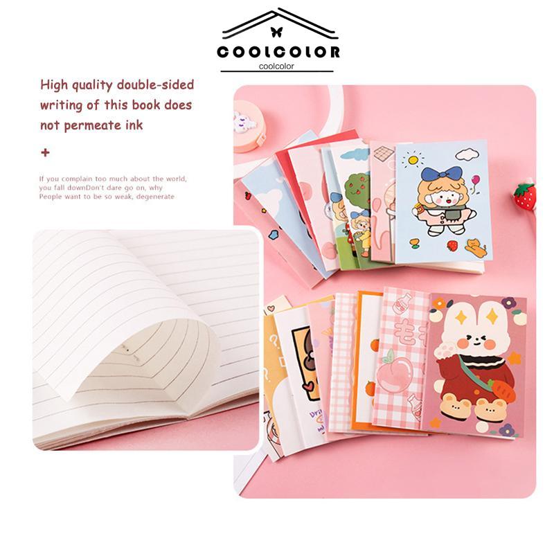 COD❤️Buku Kecil Yang Korea Lucu Perlengkapan Kantor Notepad Alat Tulis Siswa Portable Mini Notebook Notepad Impor Dari  Selatan Murah