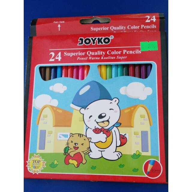 

Pensil warna joyko 24 warna