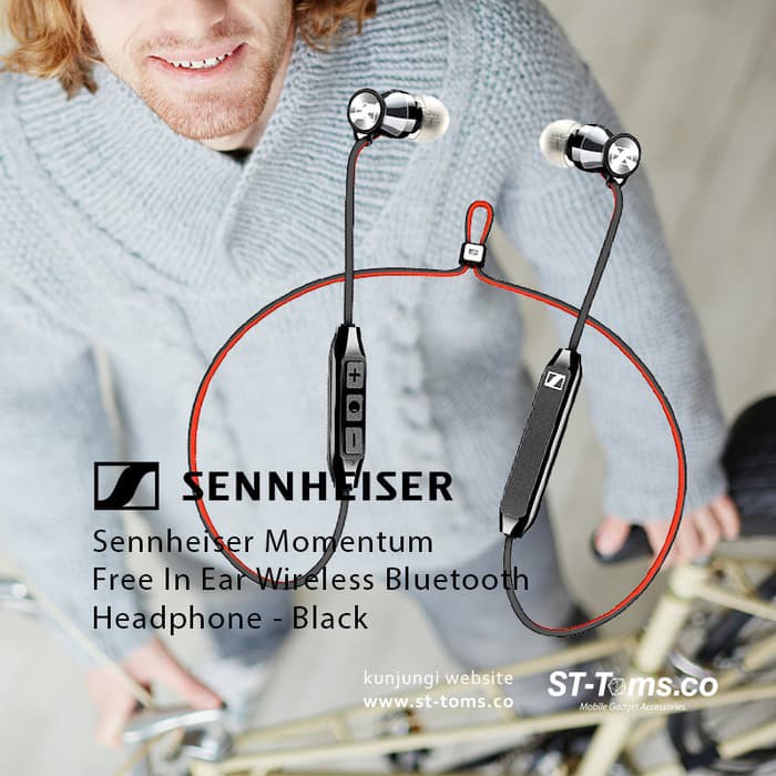 Sennheiser Momentum Free In Ear Wireless Bluetooth Headphone - Black