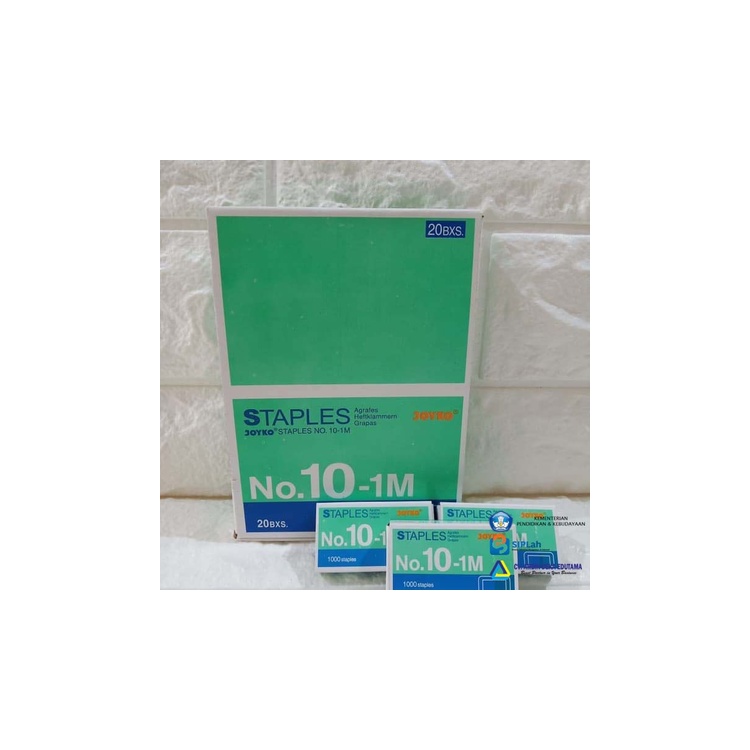 Isi staples Kecil No 10 merk Joyko ( isi 20 box kcl )