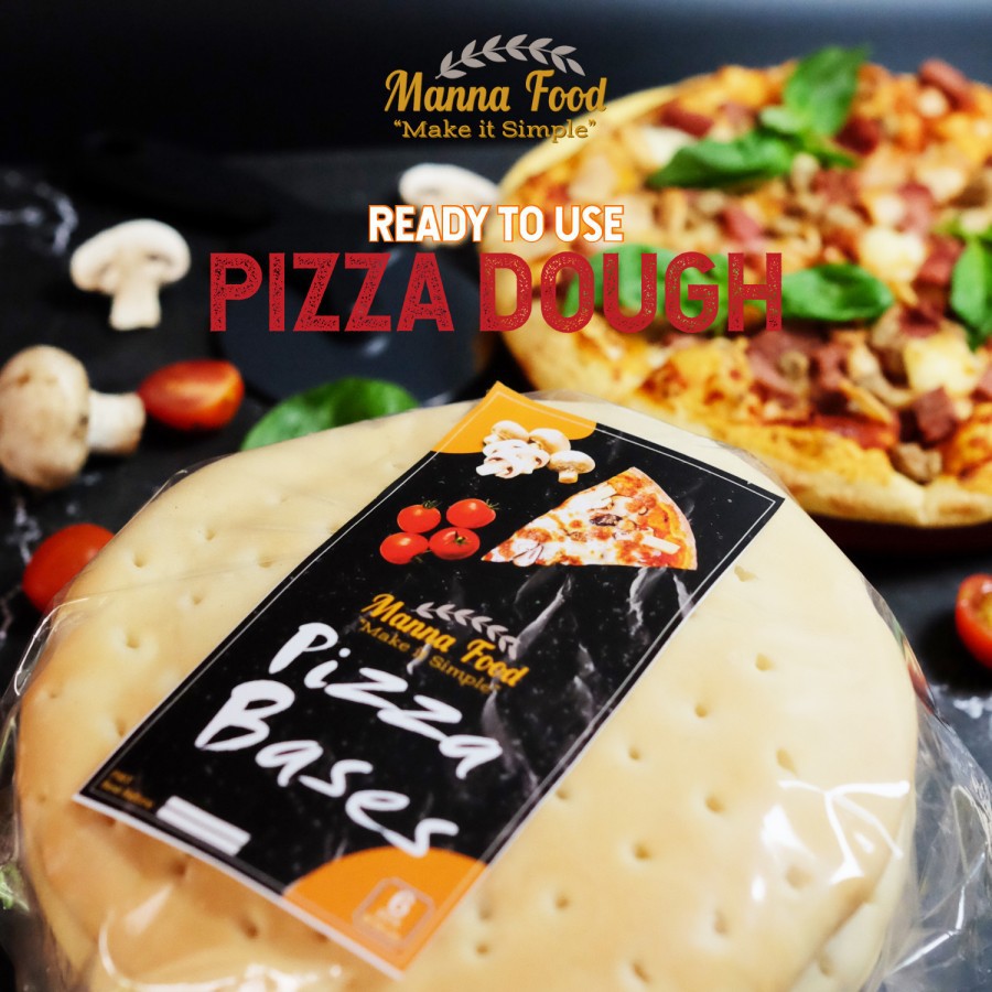 Pizza dough adonan pizza 18 cm isi 6 pcs