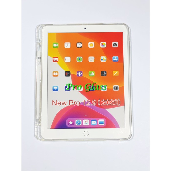 Ipad Pro 12.9 2020 New Silicone Anticrack Case / Antishock Anti Crack