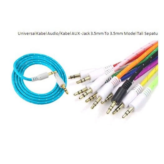 Kabel Aux 1 in 1 -Cable Sambungan Jack Audio Speaker