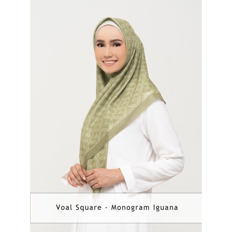 ARSSCARF HIJAB - MONOGRAM IGUANA