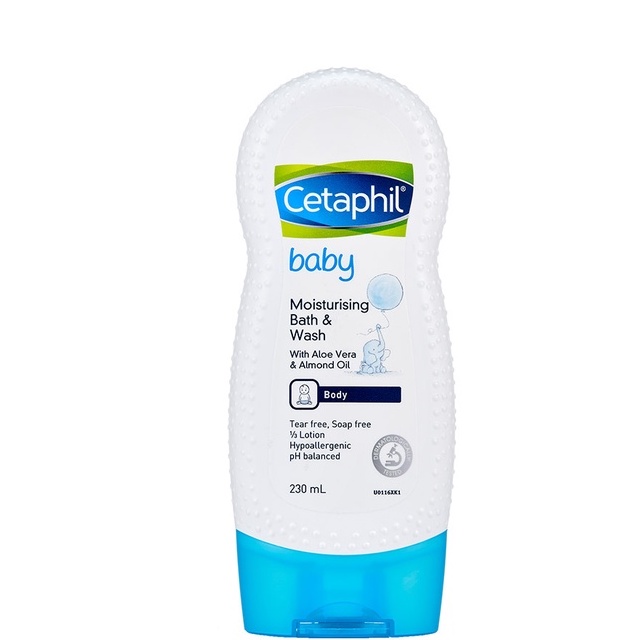 CETAPHIL BABY MOIST BATH &amp; WASH 230ML