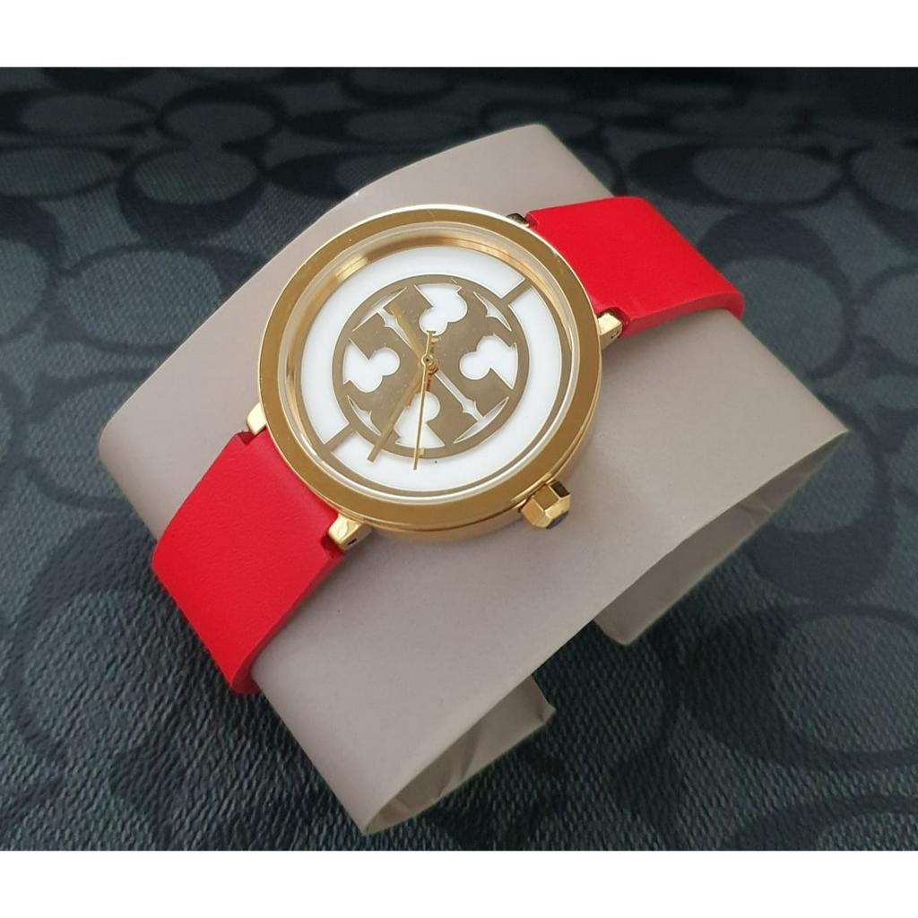 JAM TANGAN WANITA TORY BURCH TBW 4019  KULIT TERBARU