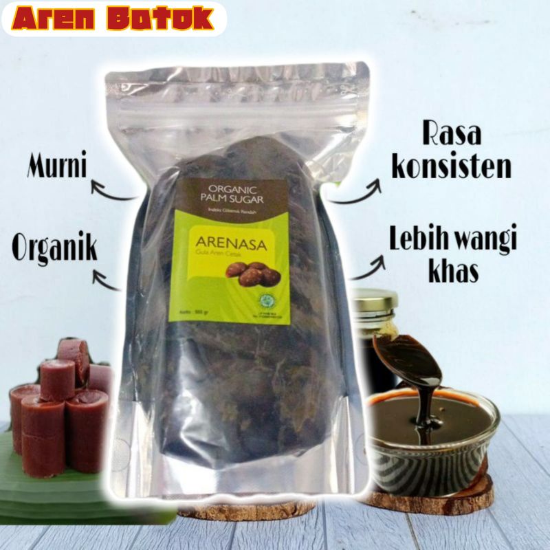 

Aren Batok 500gr Arenasa Palm Sugar Gula Organik Premium