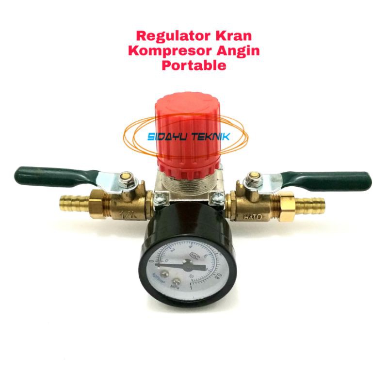 Regulator Keran Kompresor Angin Portable