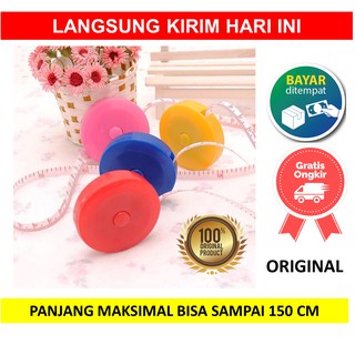 

Meteran Gulung Mini Roll Putar Otomatis Alat Ukur Baju 150cm/1.5m Pengukur Lingkar Perut & Lengan