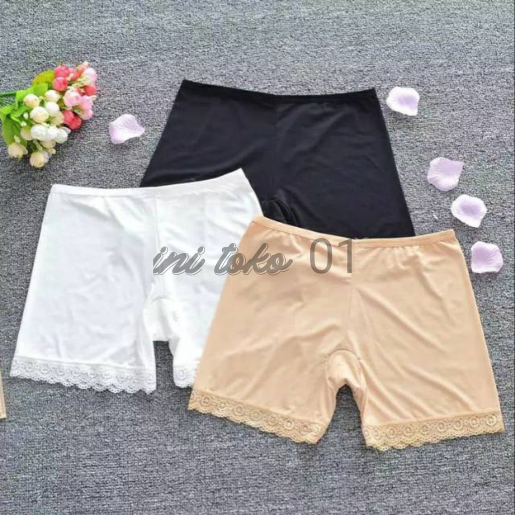 Short Pants Wanita Renda isi 2 pcs.