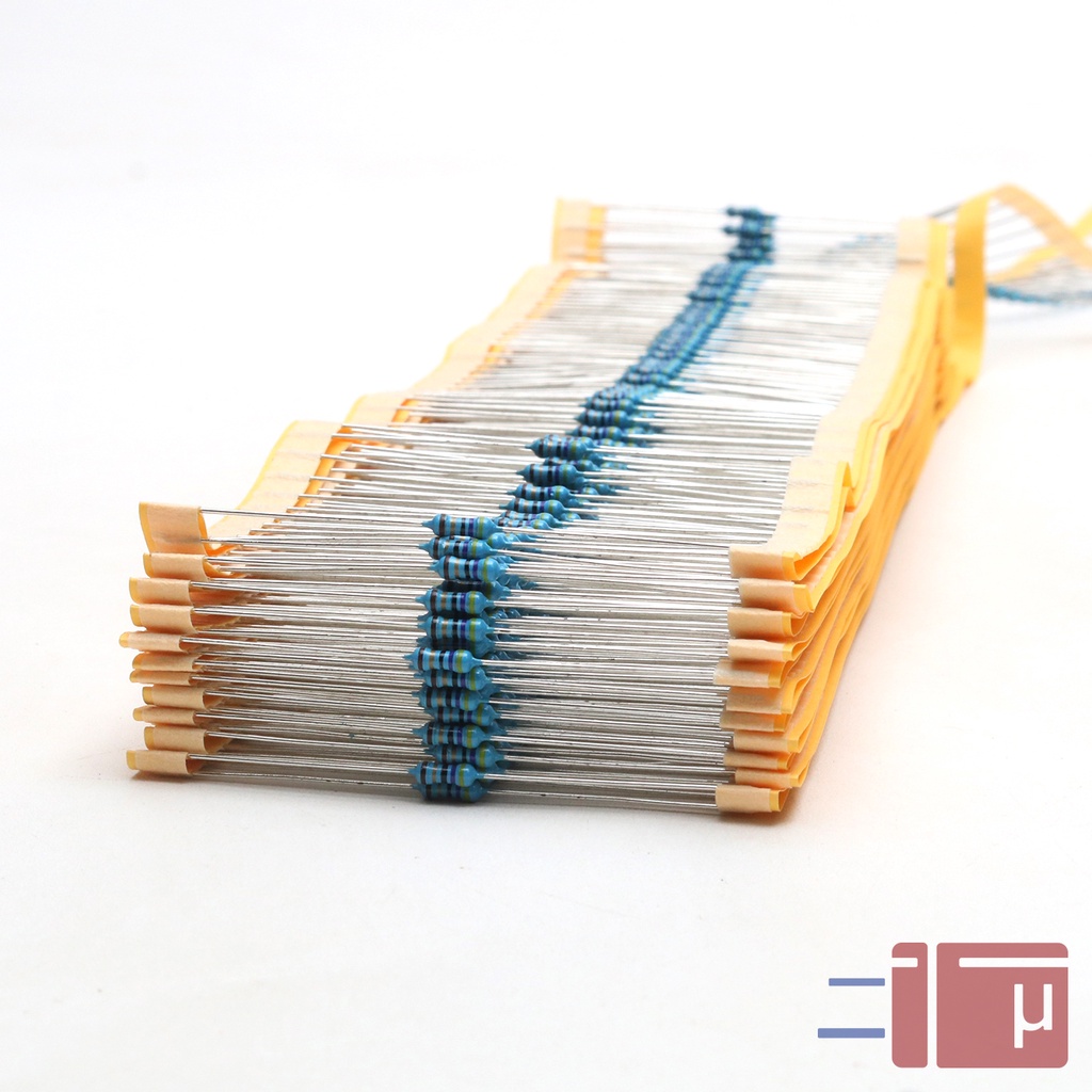 x10 Resistor 47R 47 Ohm 1/4W Metal Film 1% Taiwan Kaki Tembaga