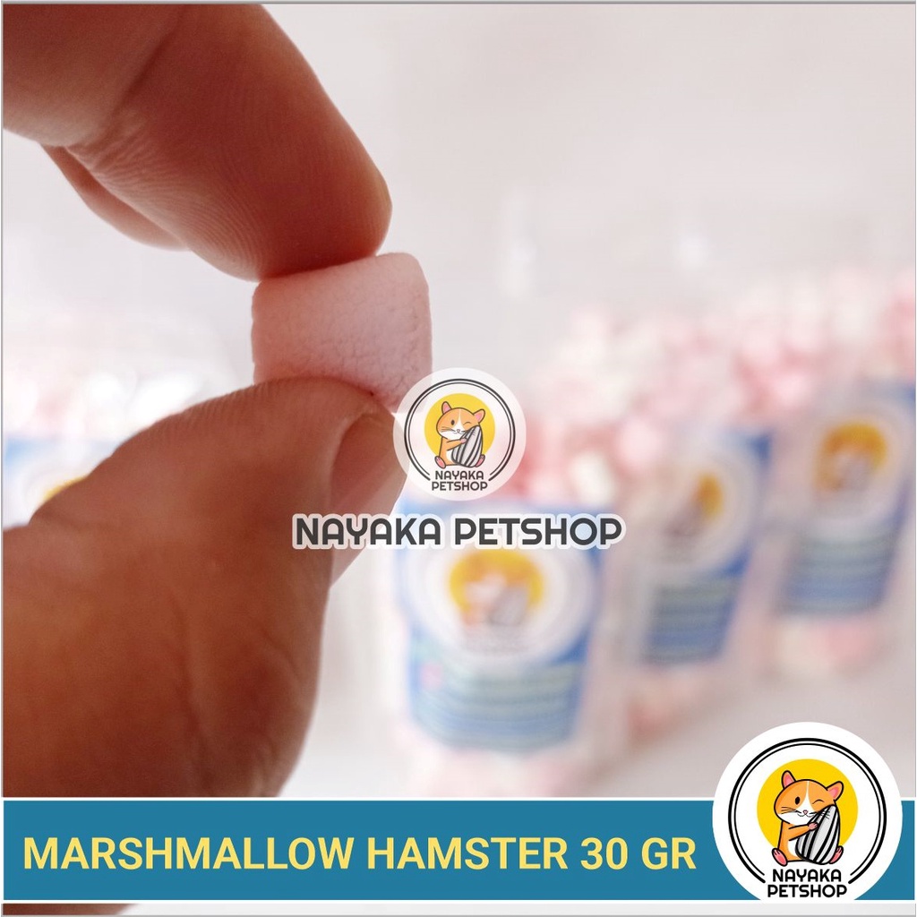 Marshmallow Hamster 30 gr Snack Hamster Makanan Cemilan Sugar Glider Extra Food