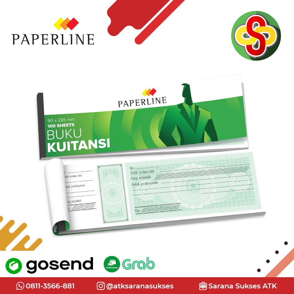 Kwitansi Paperline 40 Tanggung