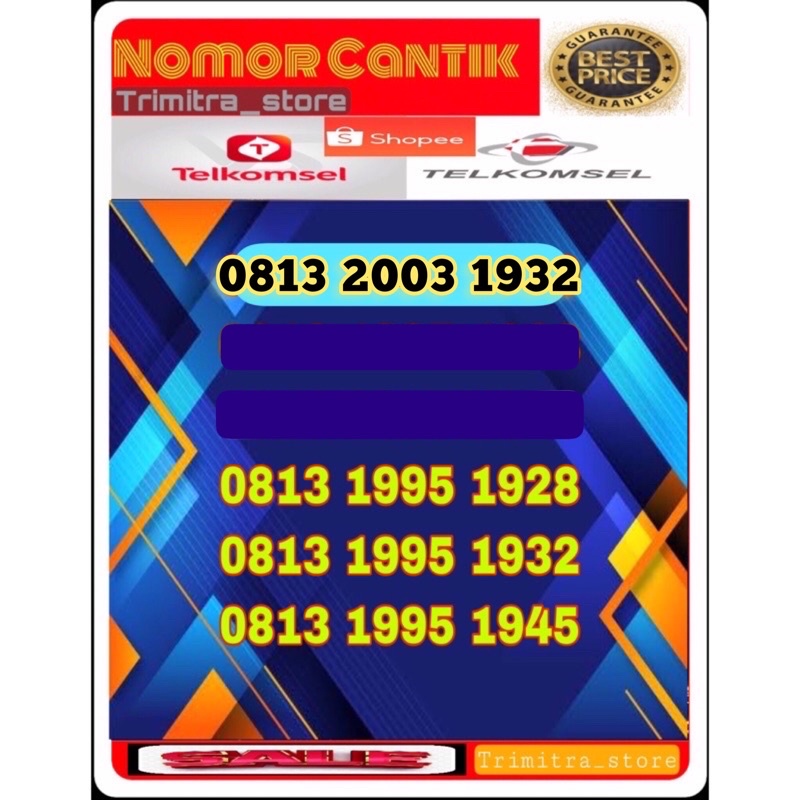 Nomor cantik dobel tahun Edisi tahun lahir spesial 1926 1923 1927 1928 1932 1945