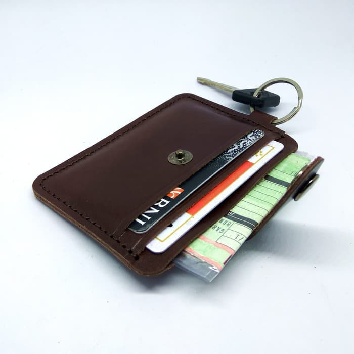 dompet kunci mobil motor STNK kartu SIM etoll e money coklat PHKC226