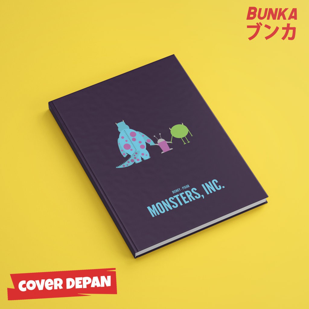 

Notebook Mosnter Inc Hardcover A5 Buku Tulis Catatan Note Agenda Planner Jurnal