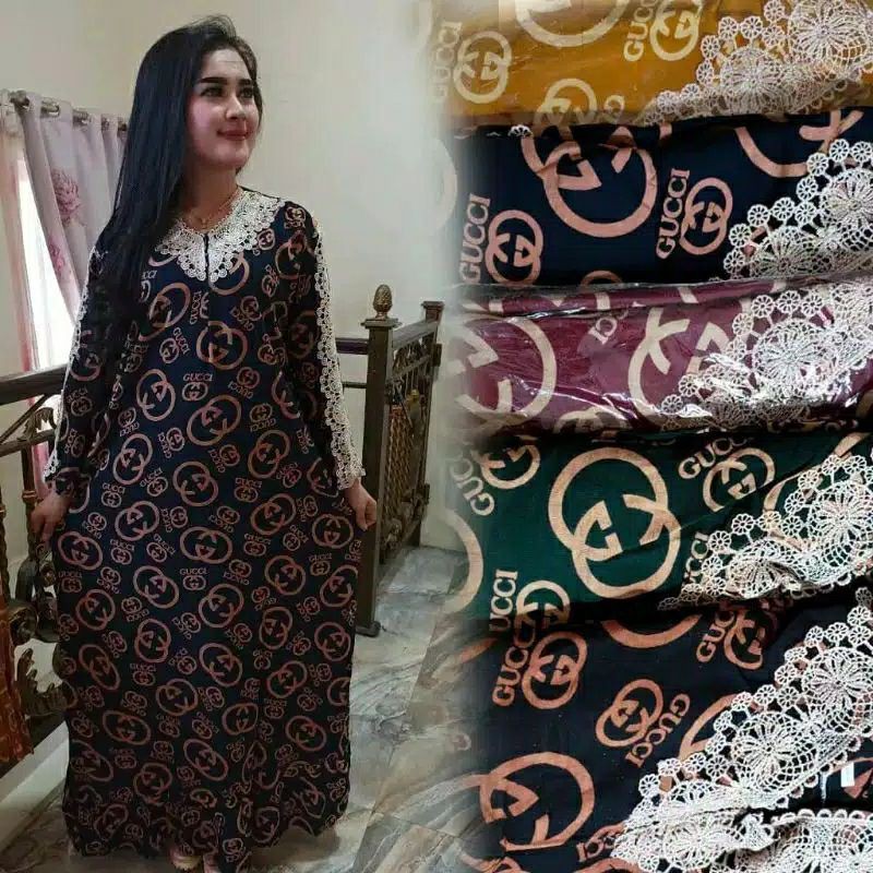 ✅🆕⭐️LONGDRESS Arab motif terbaru rayon super