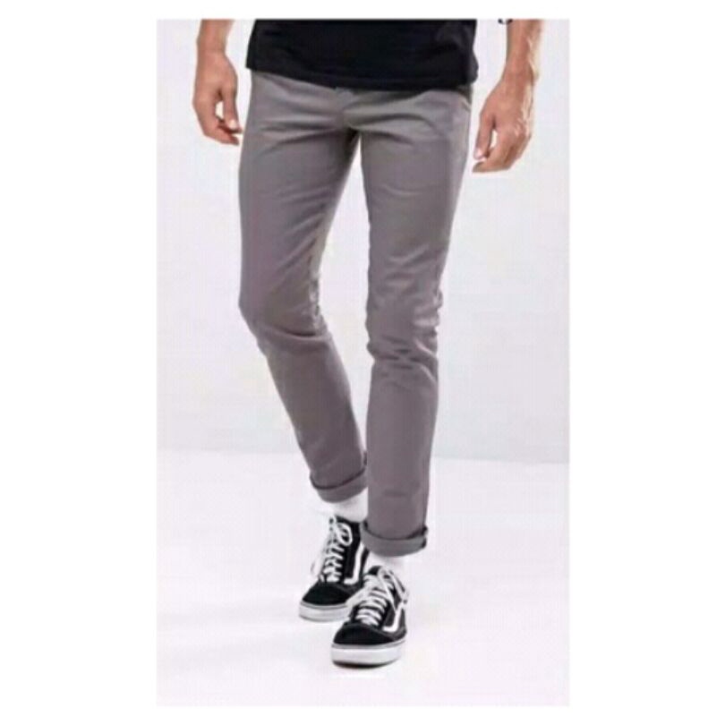 CELANA PRIA CHINO SLIMFIT Panjang Kerja Bahan Tebal(27-38)