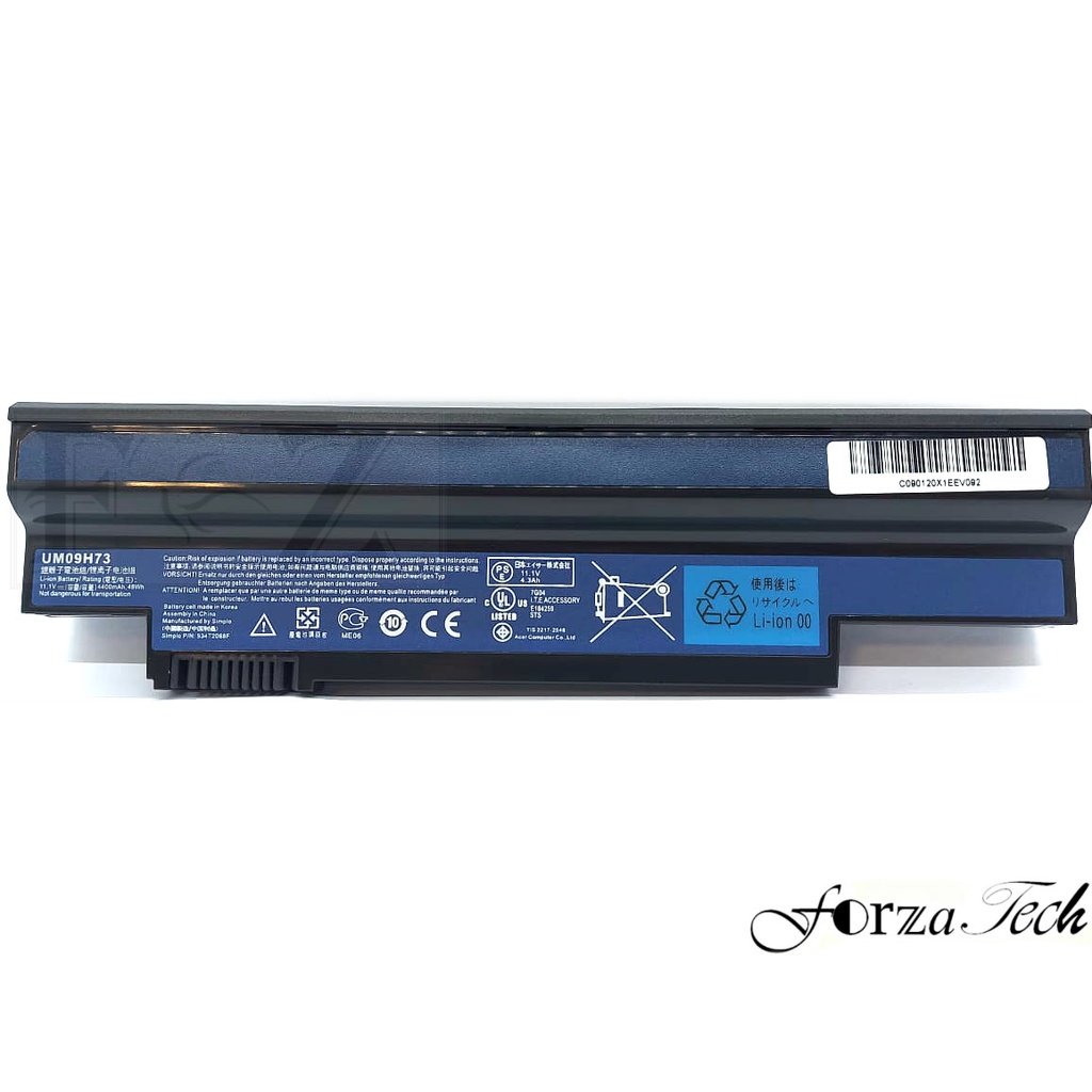 Battery ACER Aspire One UM09G51 532H UM09G71 UM09H31 UM09G75 Black