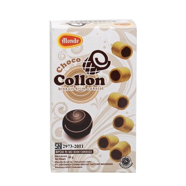 

Monde Collon Biskuit Roll Isi Krim Cokelat [50 gr]