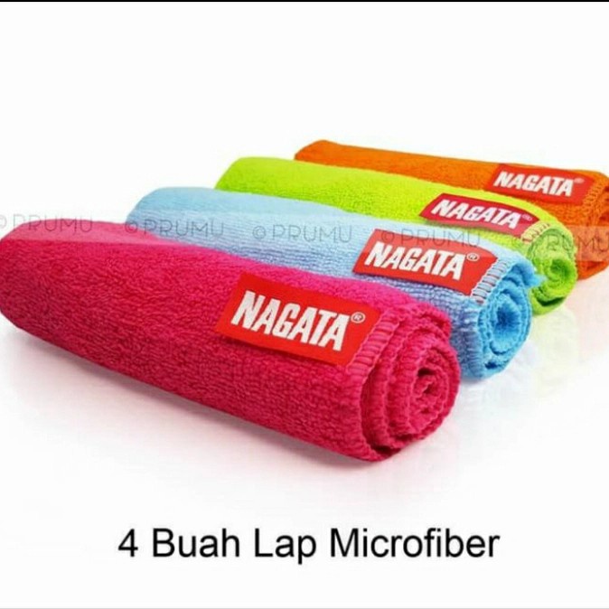 NAGATA Kain Lap Microfiber NG 0001 MF 1 pack isi 4 buah