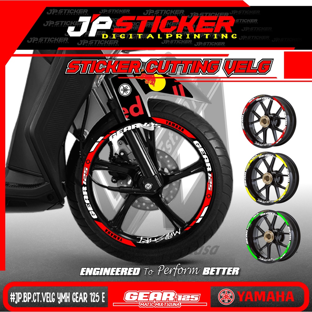 STICKER CUTTING LIST VELG GEAR-STICKER CUTTING MOTOR YAMAHA GEAR JP 05