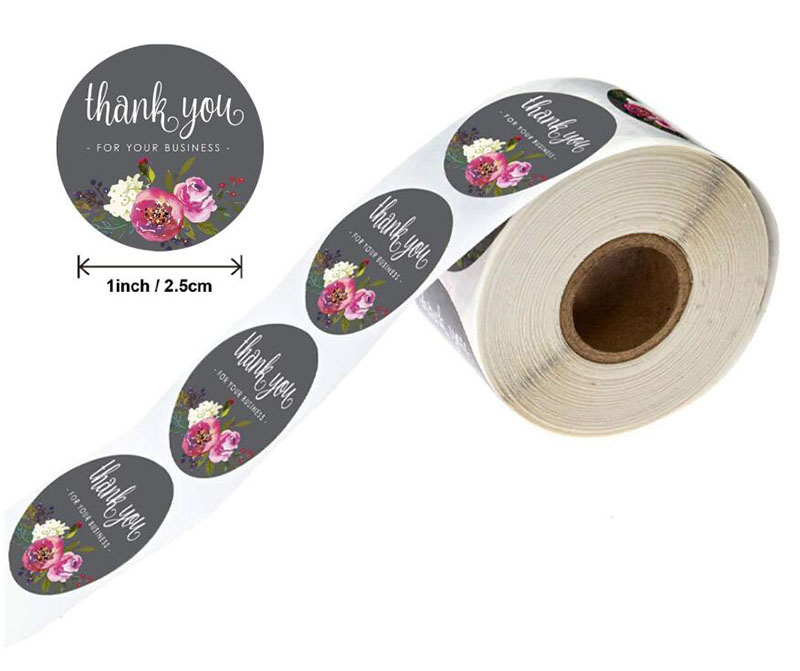 500pcs Gift Sealing Stickers Thank You for Your Love Design Scrapbook Diary Stickers Holiday Birthday Party Gift Decoration Sticker-5