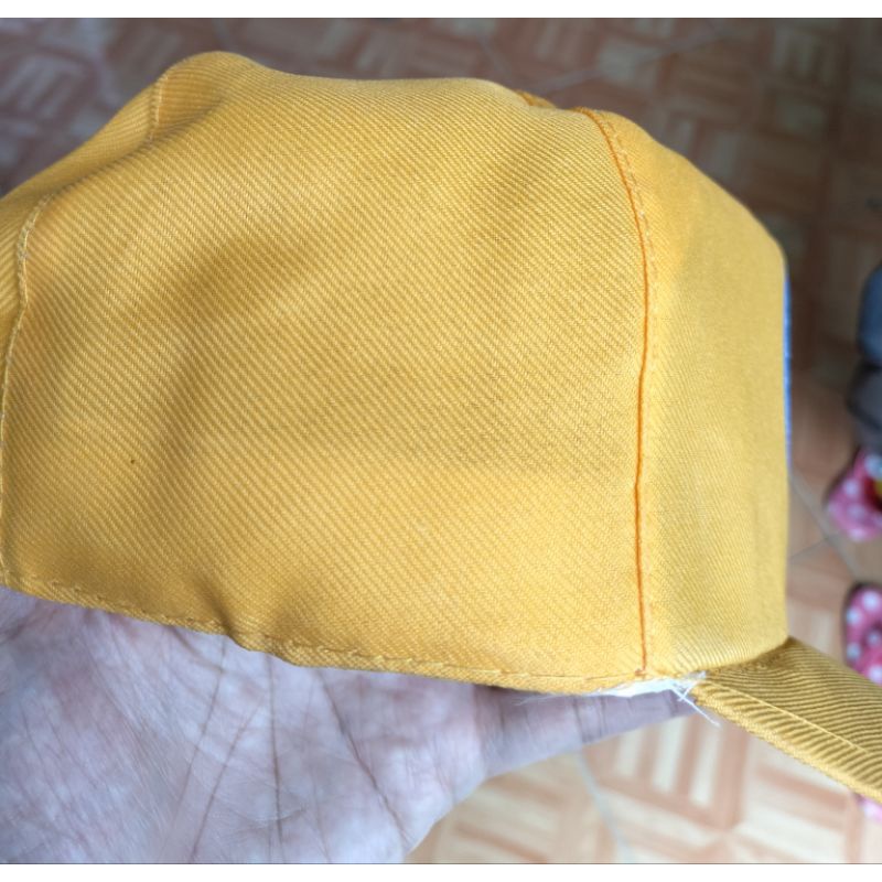 TOPI TK SABLON ( PREMIUM ) warna KUNING