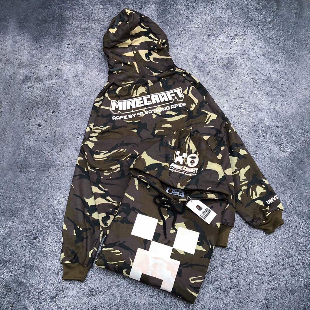 HOODIE BAPE / HOODIE MINECRAFT / BAPE CAMO / BAPE LORENG