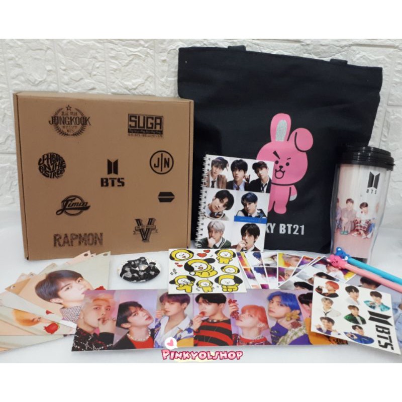 Paket Kado Bts Kado Bts Gift Box Bts Kado Box Bts Paket Hemat Bts Shopee Indonesia