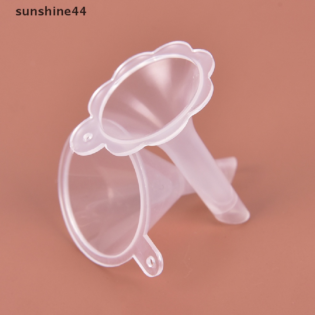 Sunshine 2pcs Corong Plastik Mini Untuk Diffuser Cairan / Minyak  2pcs Corong Mini Bahan Plastik Untuk Minyak / Cairan  2 Pcs Min Min Min Bahan Plastik Untuk Rumah